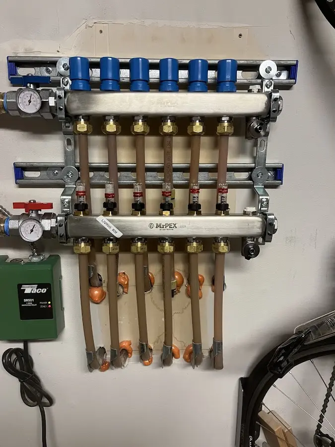 Plumber performing Leak Detection at a residential property in Zanesville